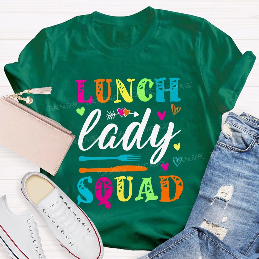 Lunch Lady Squad The Cafeteria Squad T-shirt