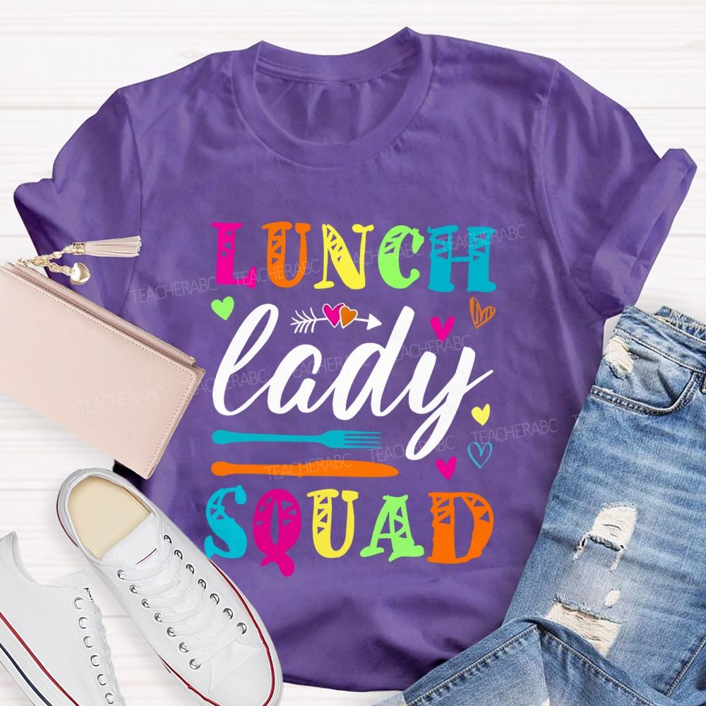 Lunch Lady Squad The Cafeteria Squad T-shirt