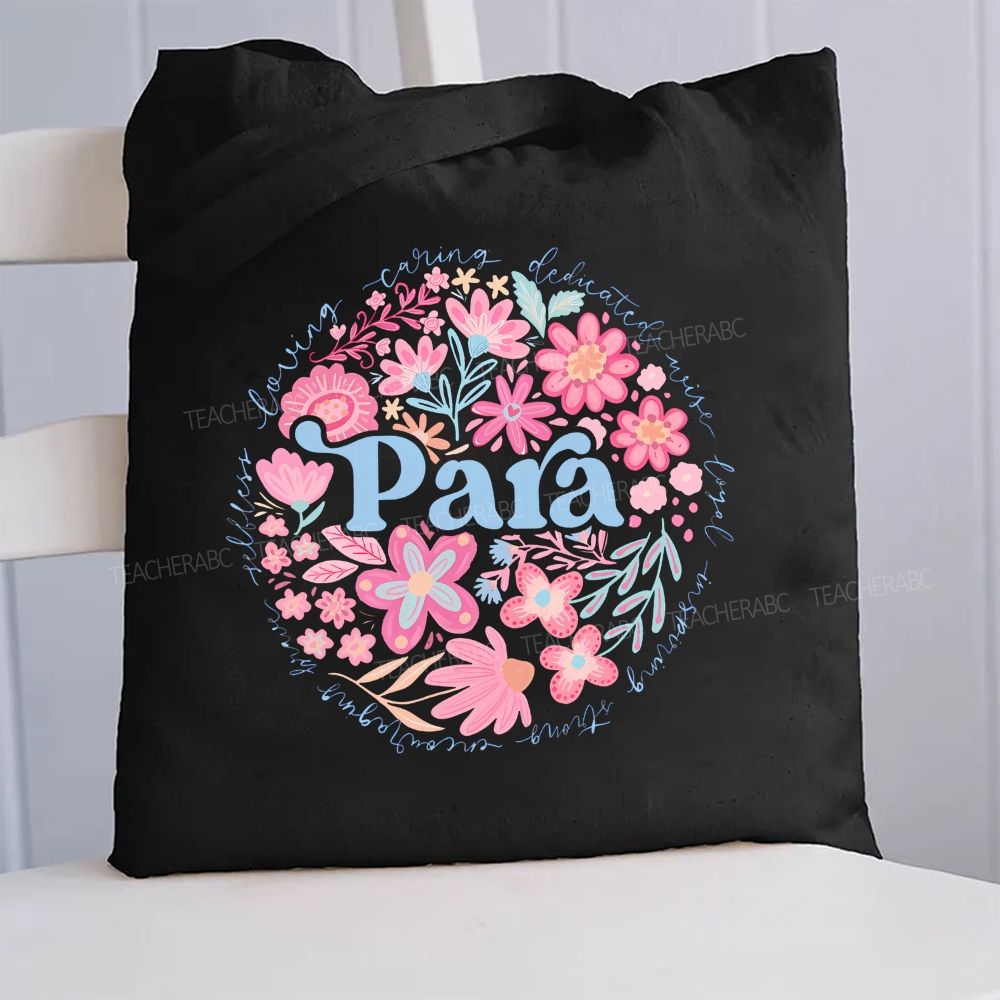 Para Loving Caring Dedicated Loyal Strong Canvas Tote Bag