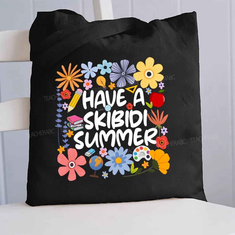 Have A Skibidi Summer Canvas Tote Bag