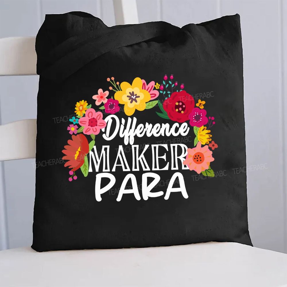 Difference Maker Para Canvas Tote Bag