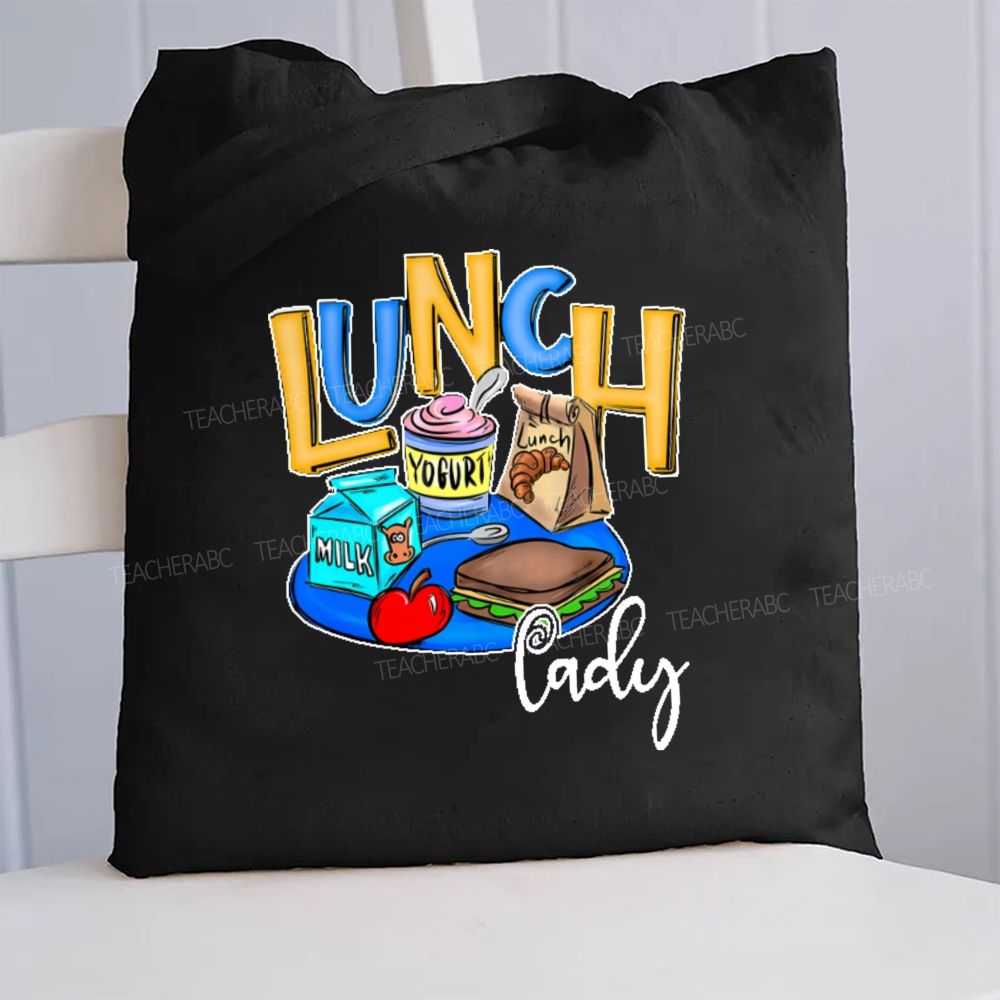 Lunch Lady Nutritional Balance Canvas Tote Bag