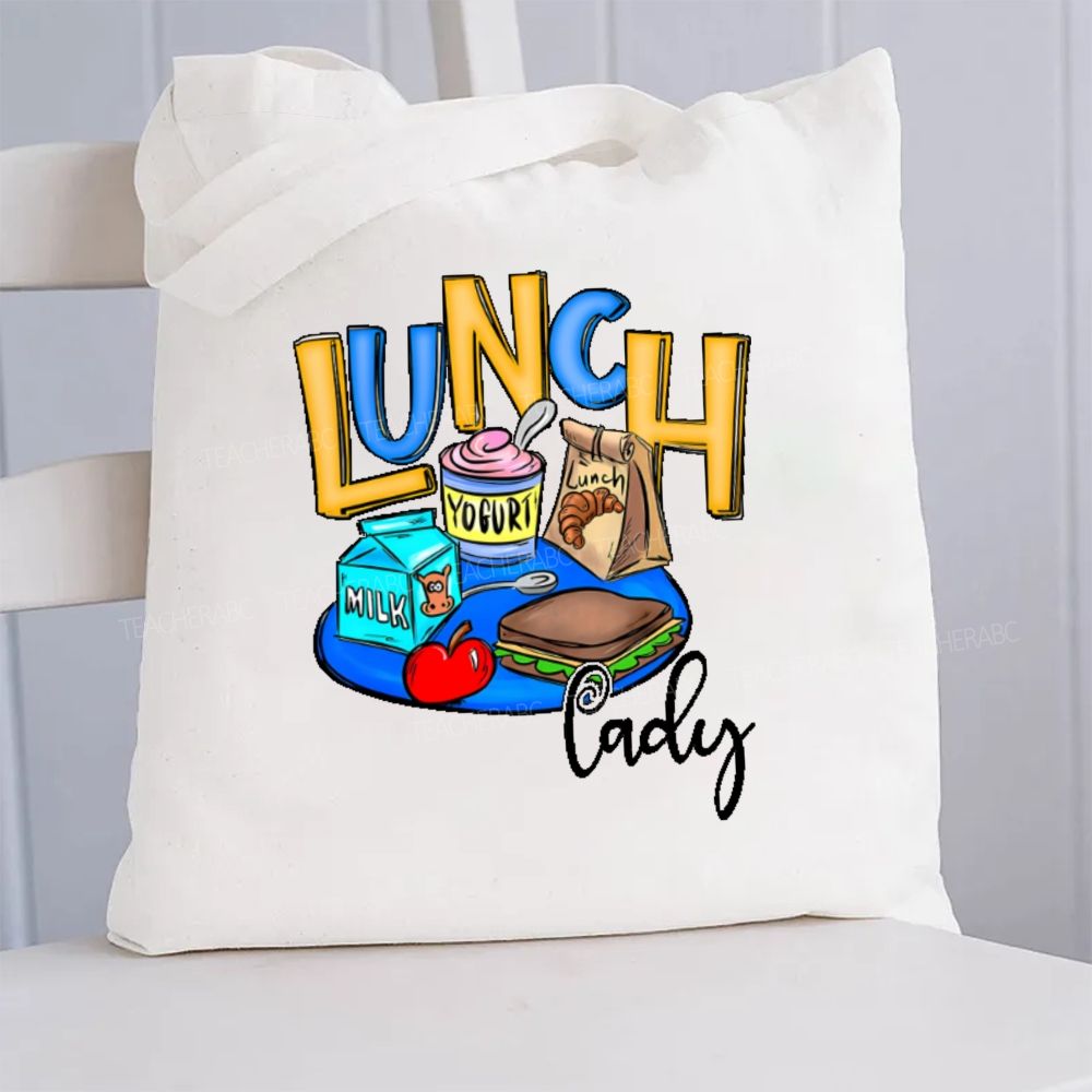 Lunch Lady Nutritional Balance Canvas Tote Bag