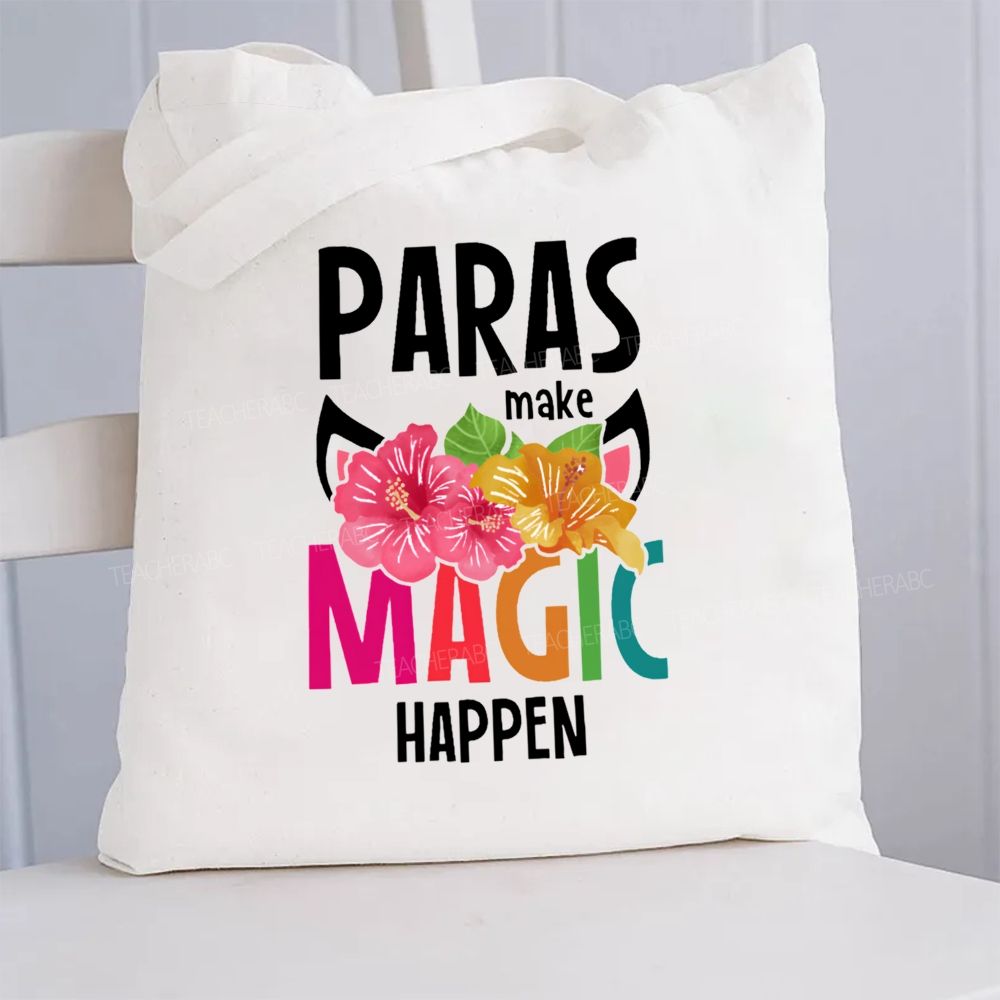 Paras Make Magic Happen Canvas Tote Bag