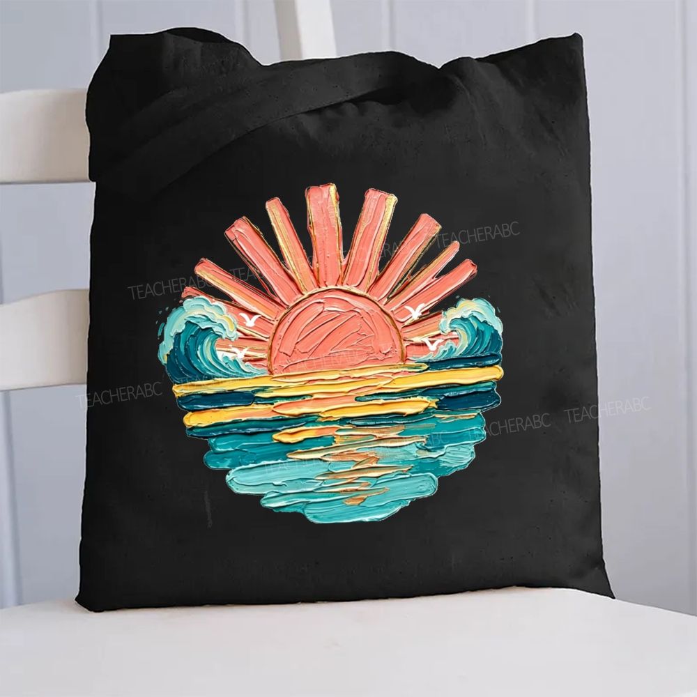 Enjoy The Summer Break Canvas Tote Bag