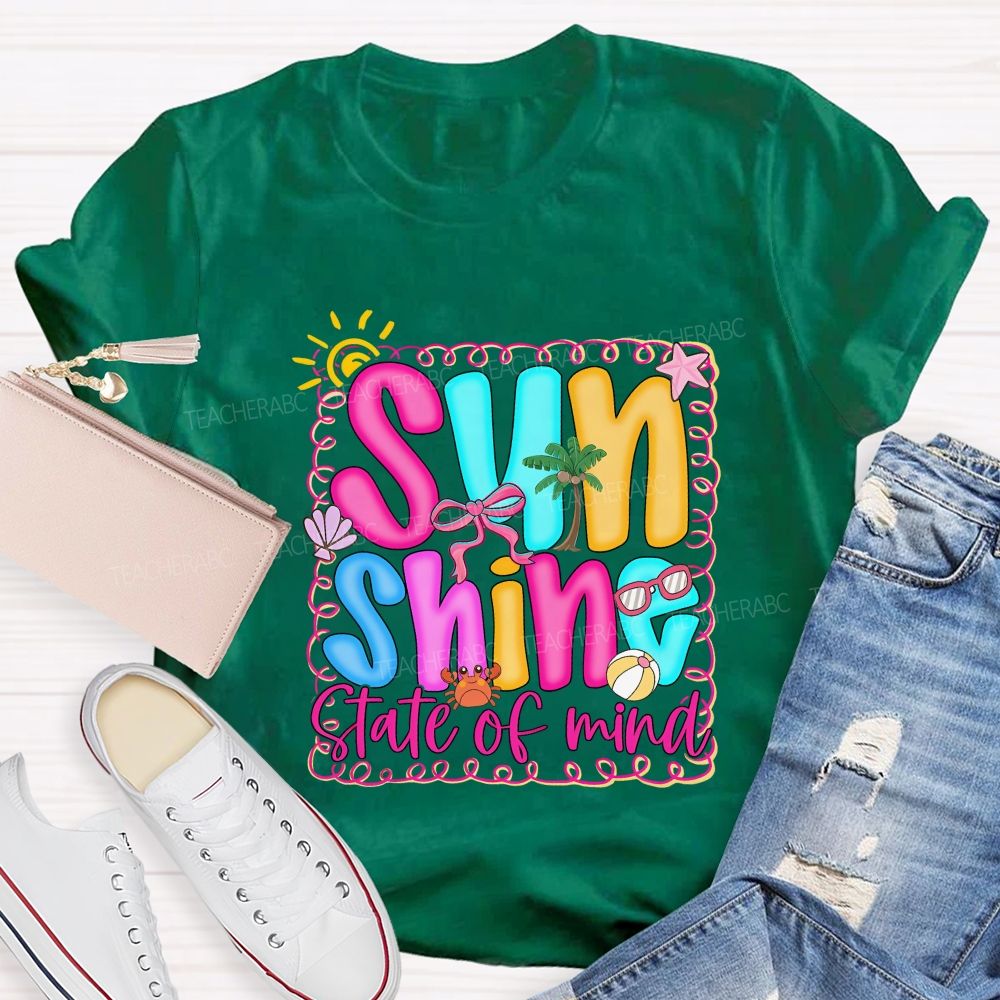 Sunshine State Of Mind Teacher T-shirt