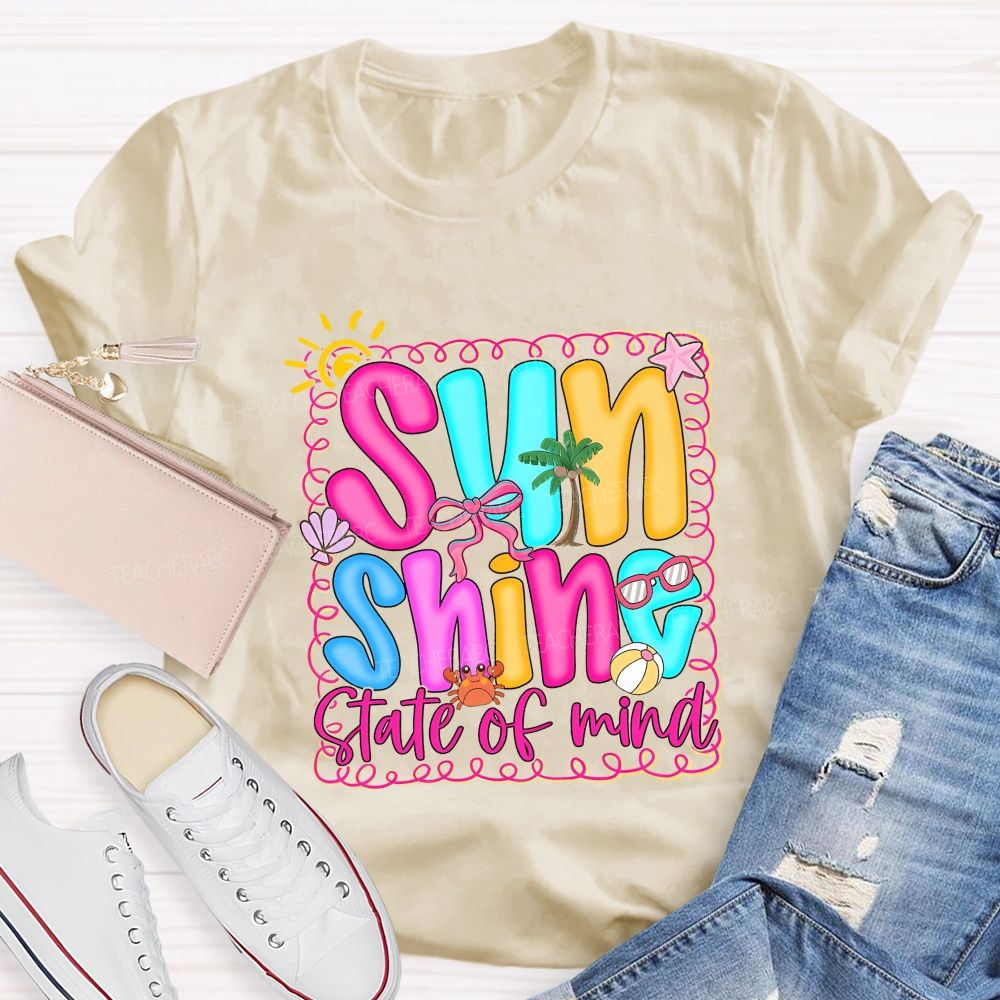 Sunshine State Of Mind Teacher T-shirt