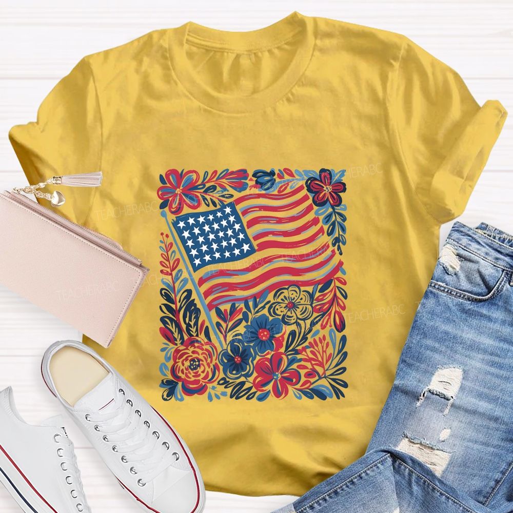250 Years Stars Stripes 1776-2026 Teacher T-shirt