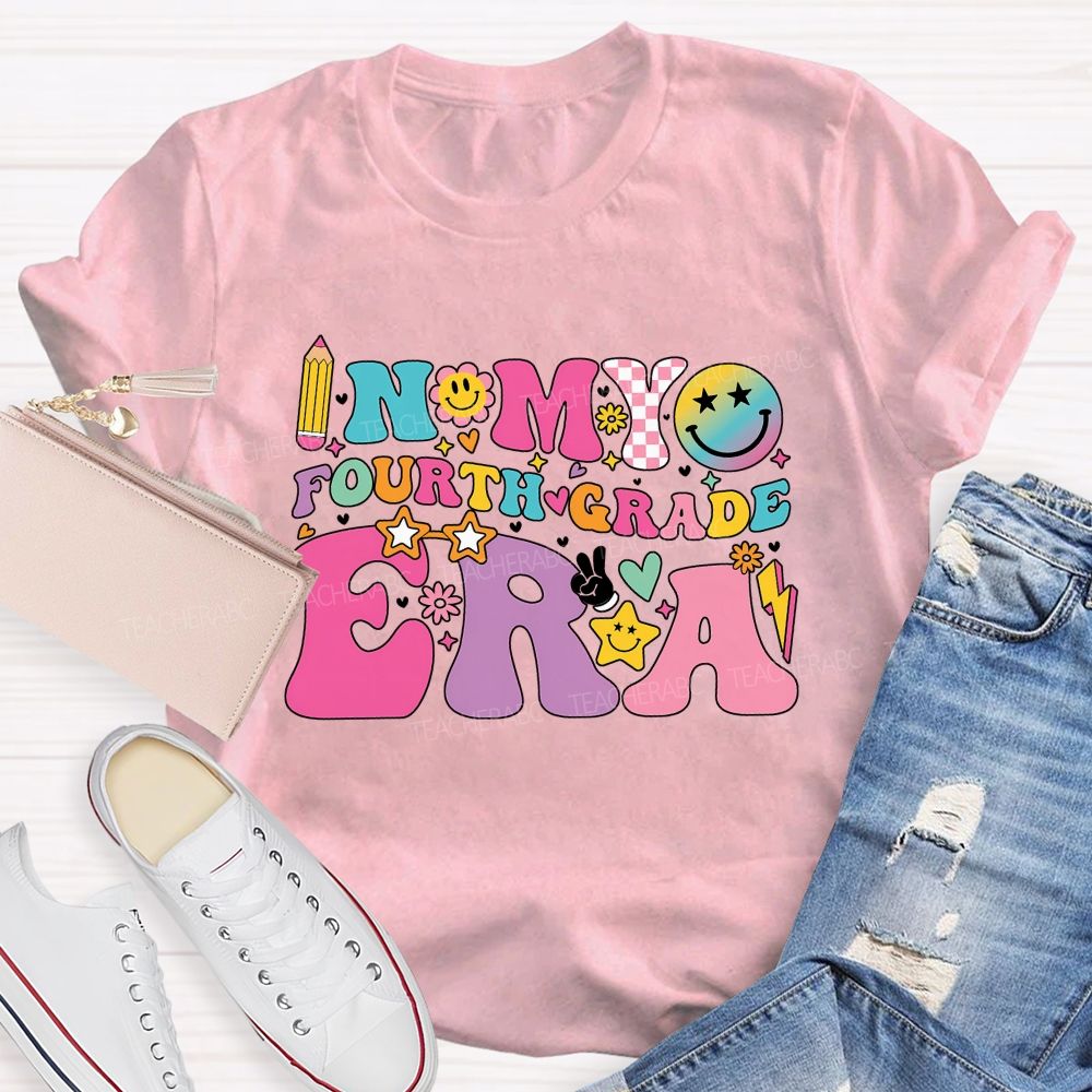 Personalized Grade In My Fourth Grade Era Teacher T-shirt
