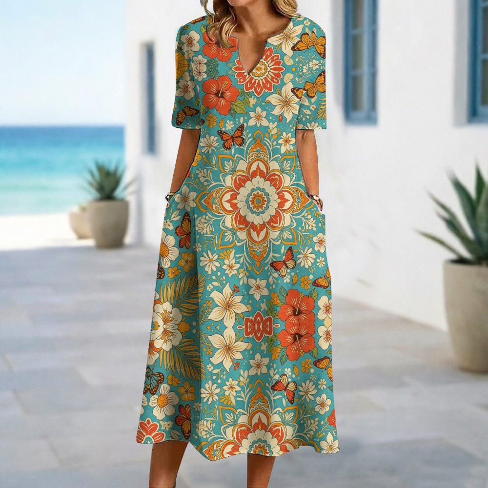 Summer Storybook Midi Dress