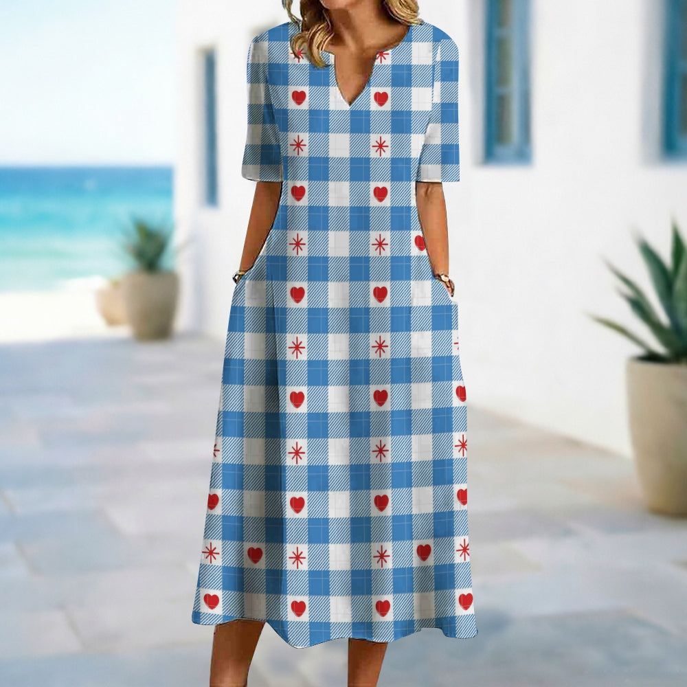 Coastal Breeze Floral Midi