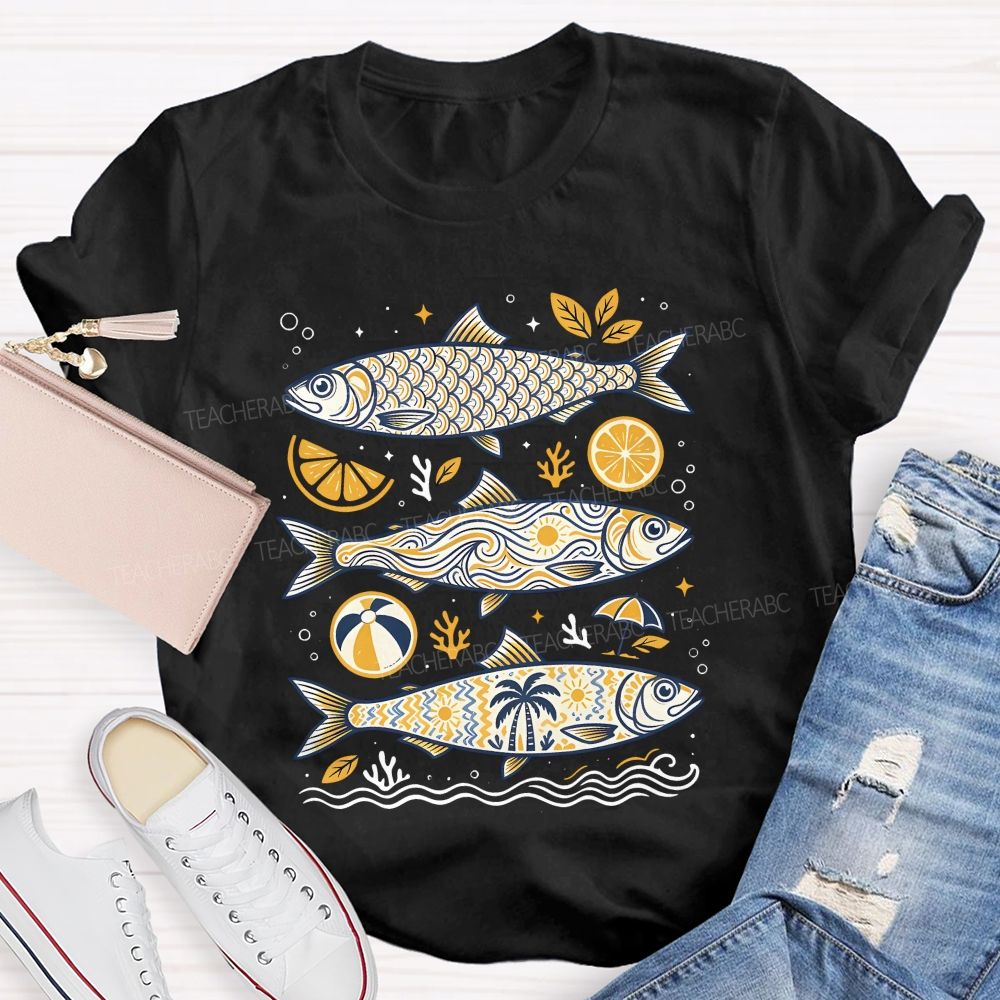 Summer Break Fishing Club T-shirt
