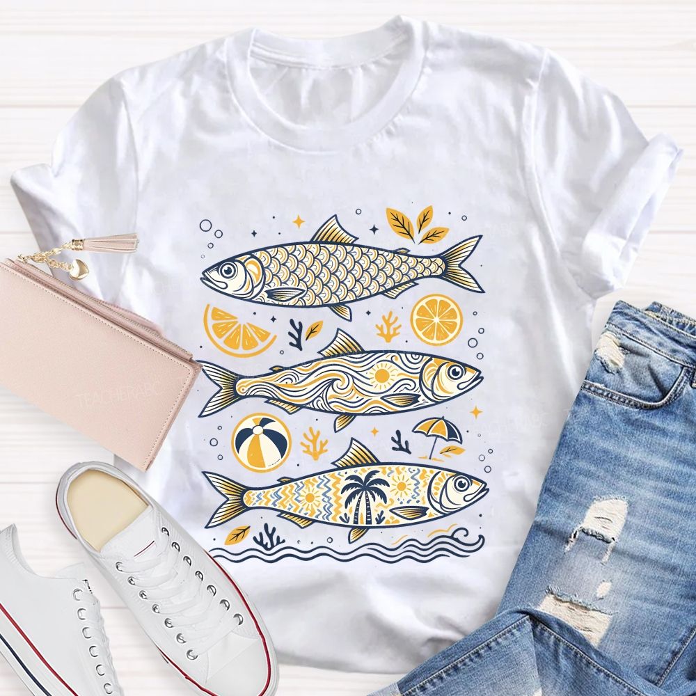 Summer Break Fishing Club T-shirt