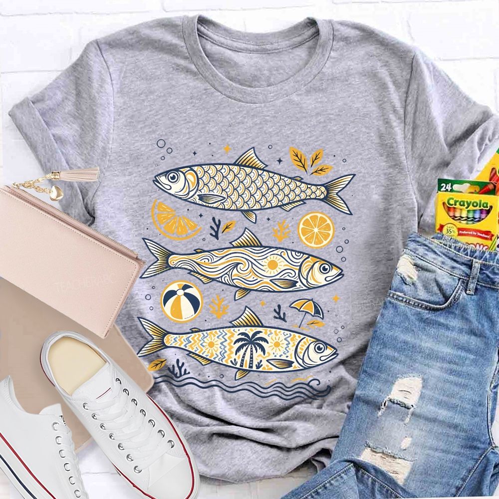 Summer Break Fishing Club T-shirt