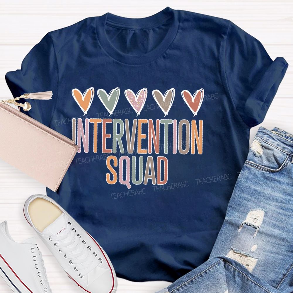 Intervention Squad Teacher T-shirt