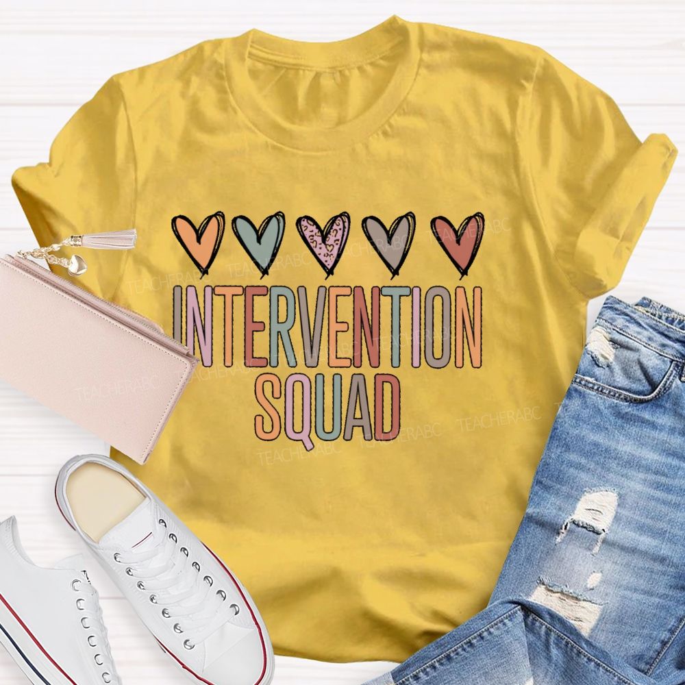 Intervention Squad Teacher T-shirt