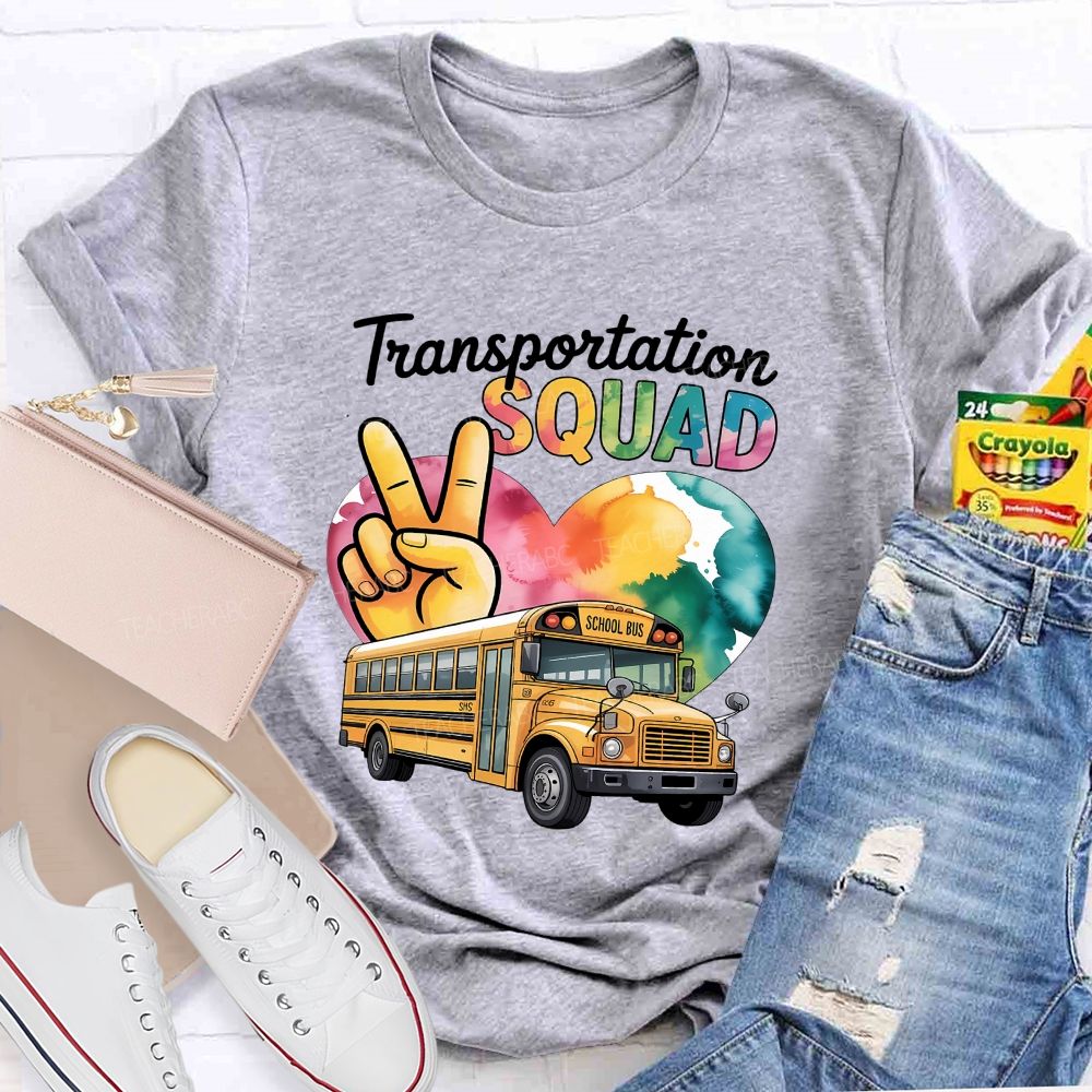 Transportation Squad School Bus Driver T-shirt