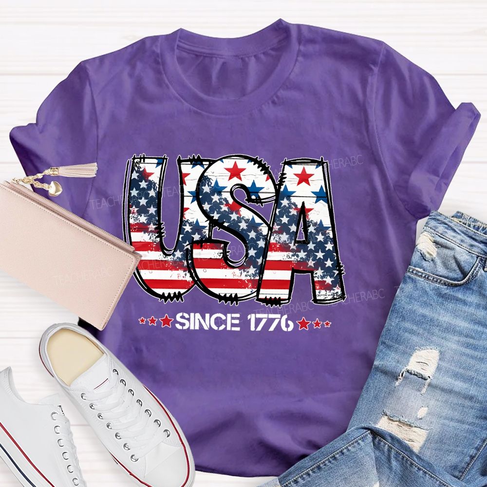 USA Since 1776 Teacher T-shirt