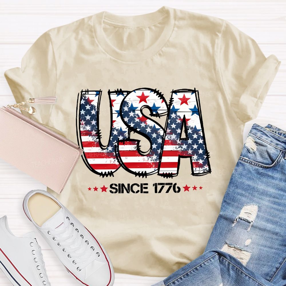 USA Since 1776 Teacher T-shirt