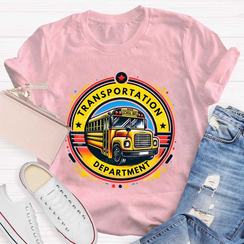 Transportation Department School Bus Driver T-shirt