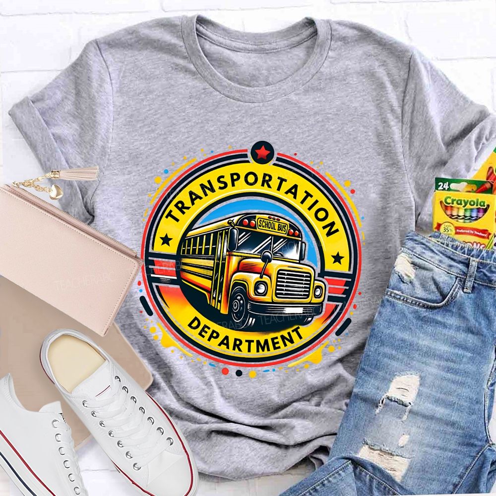 Transportation Department School Bus Driver T-shirt