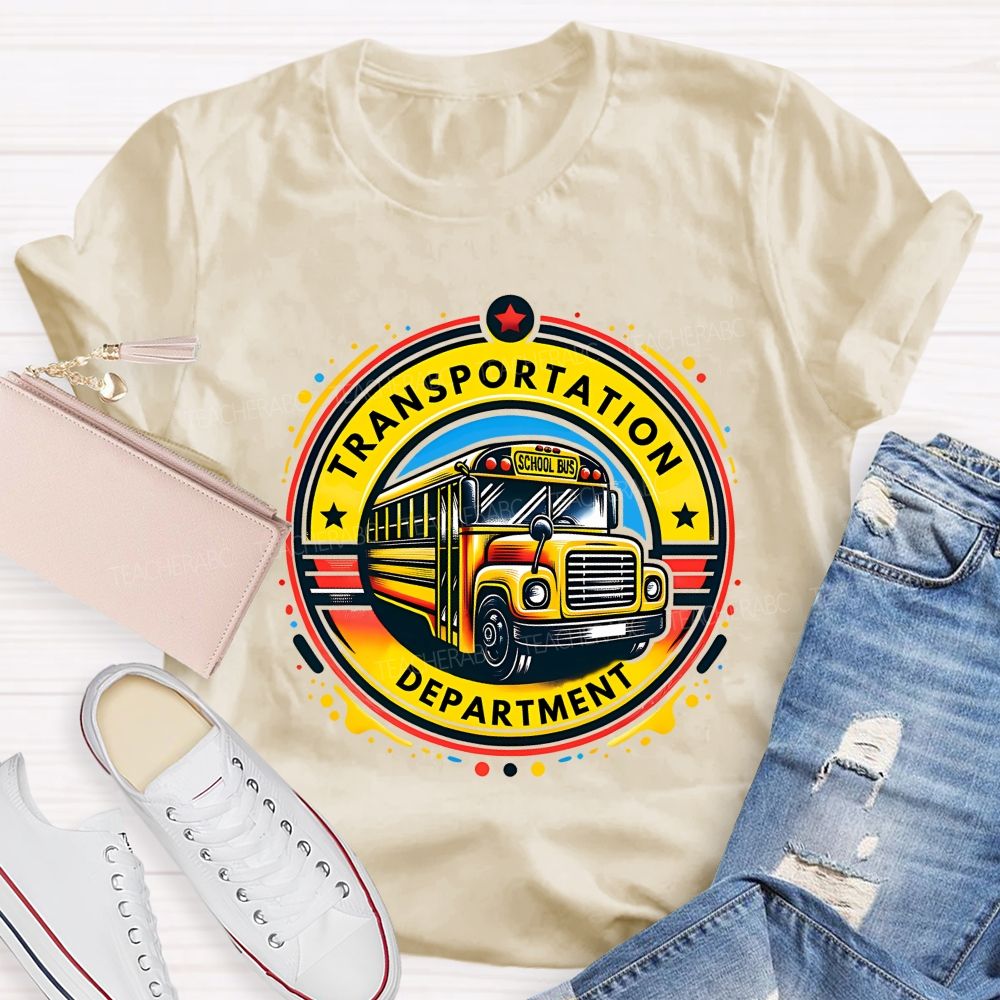Transportation Department School Bus Driver T-shirt
