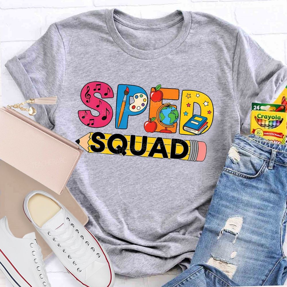 Special Education Sped Squad Teacher T-shirt