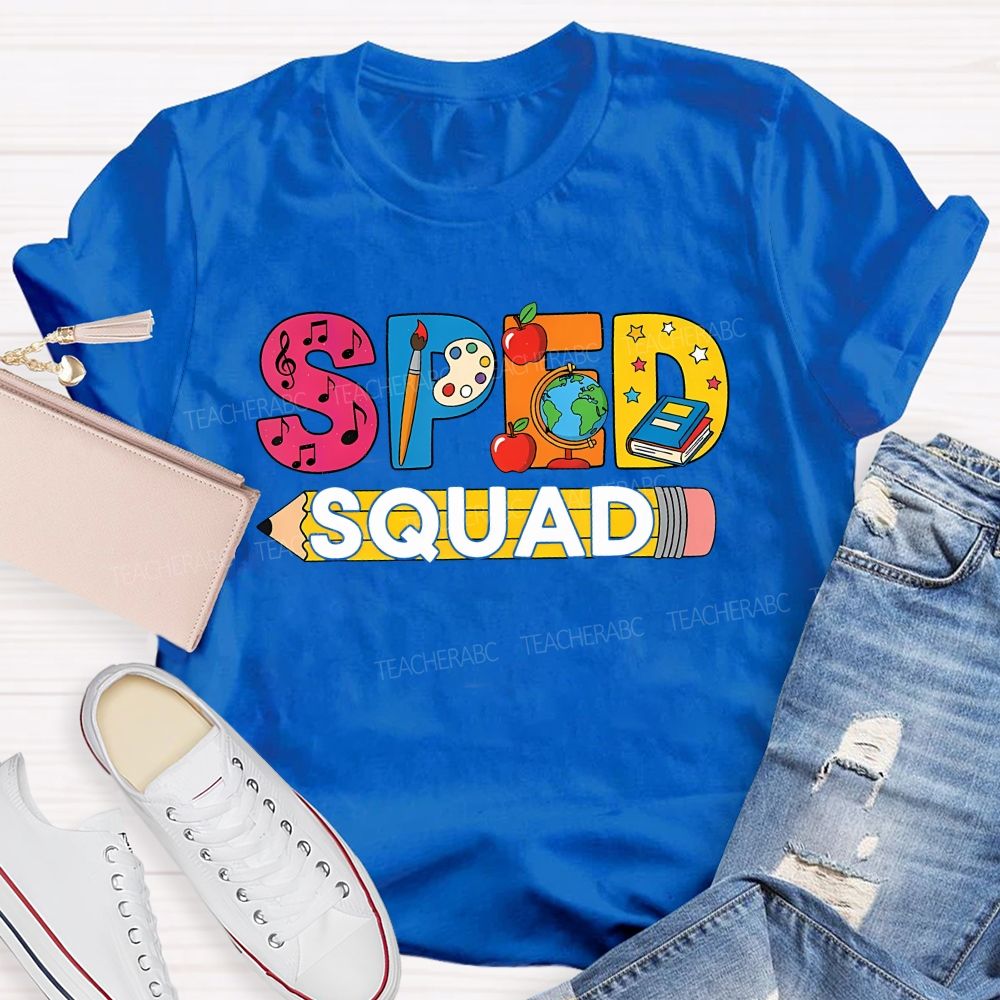 Special Education Sped Squad Teacher T-shirt