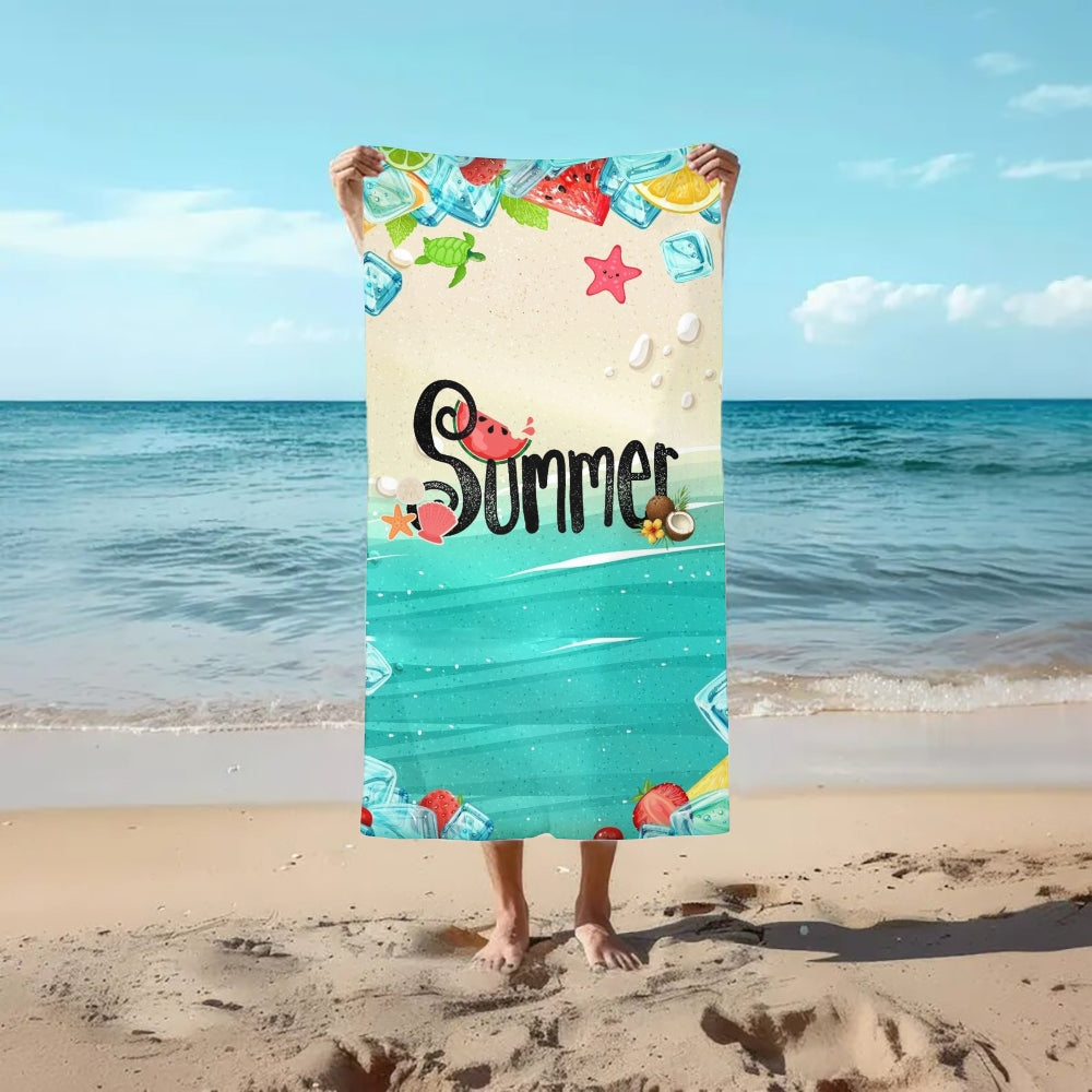 Enjoy Your Vacation Summer Beach Towel