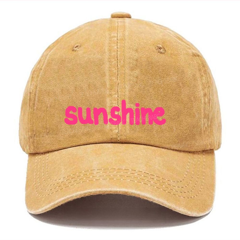 Sunshine Summer Break Baseball Hat