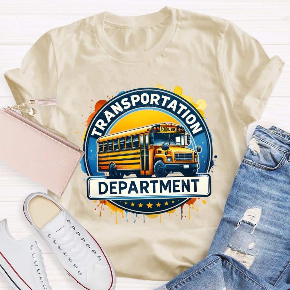 Transportation Department School Bus Driver T-shirt
