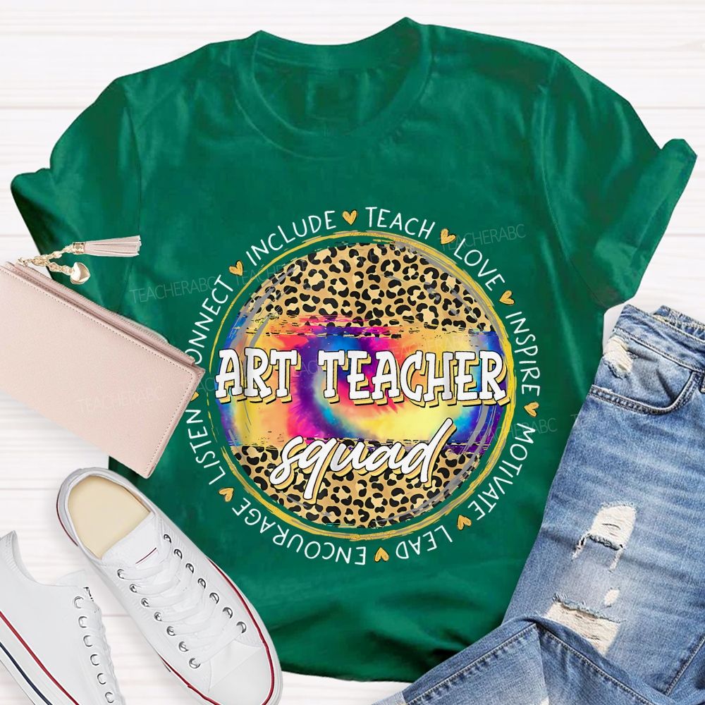 Art Teacher Squad Teacher T-shirt