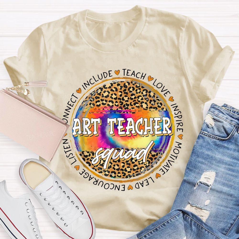 Art Teacher Squad Teacher T-shirt