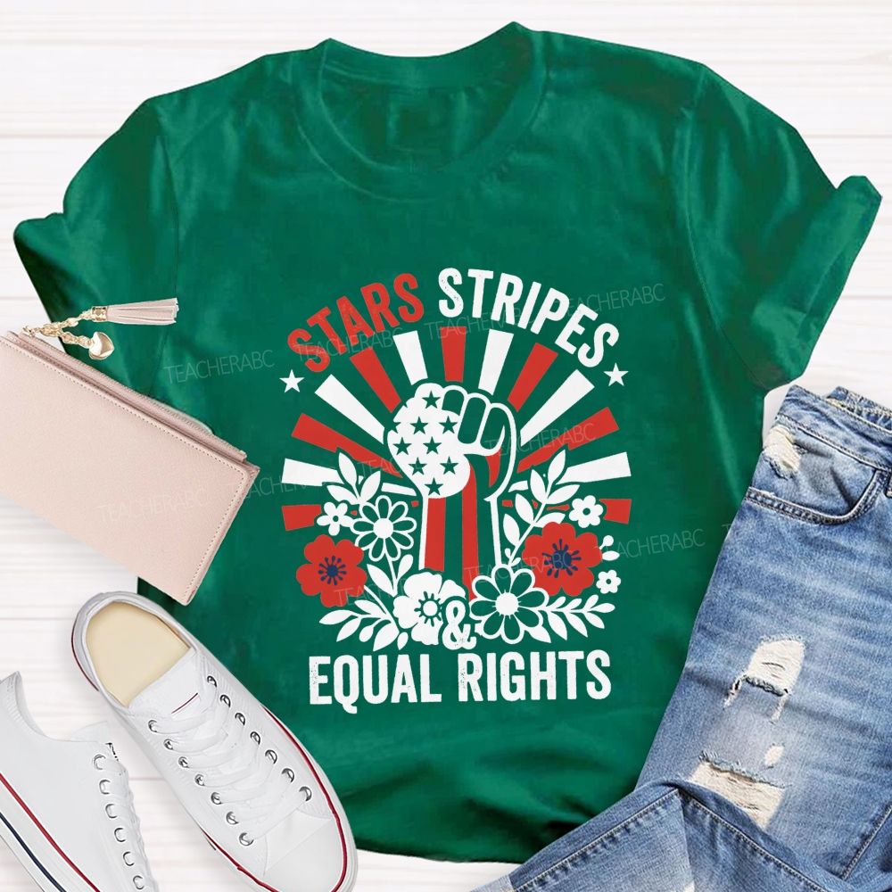 Stars Stripes Equal Rights T-shirt