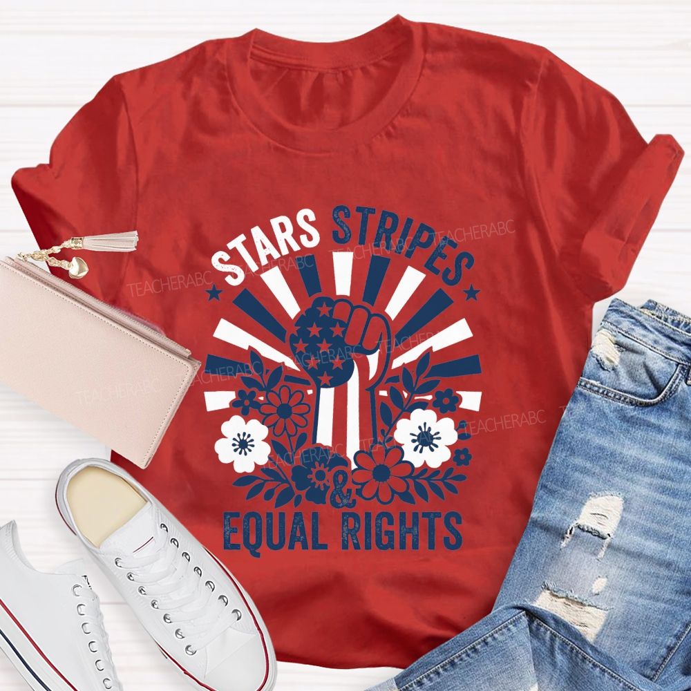 Stars Stripes Equal Rights T-shirt
