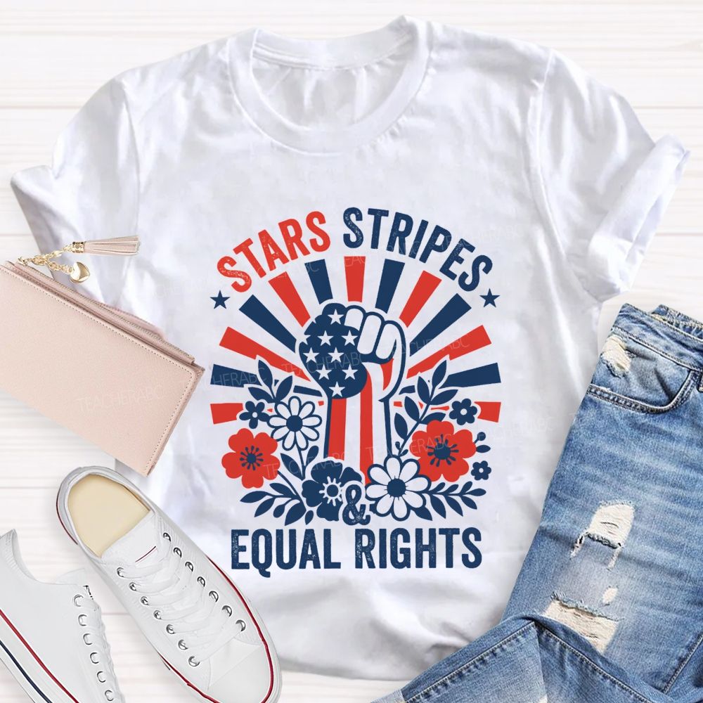 Stars Stripes Equal Rights T-shirt