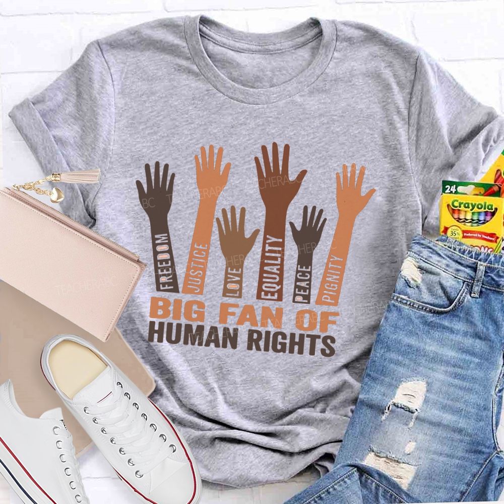 Stars Stripes Equal Rights Freedom Justice Love Equality Peace Dignity Teacher T-shirt