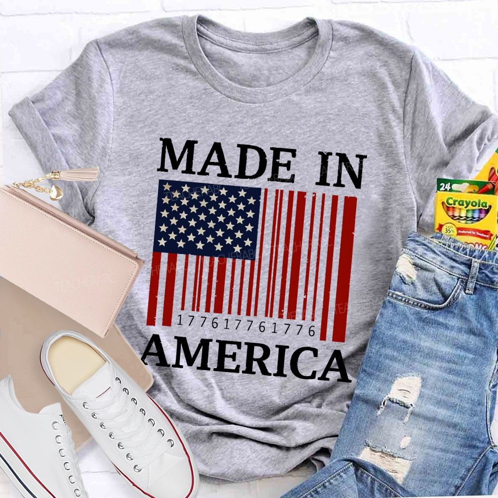 America Made And Free Since 1776 Teacher T-shirt