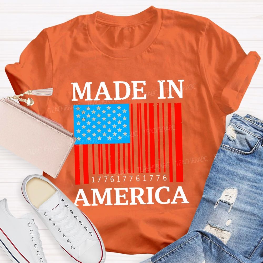 America Made And Free Since 1776 Teacher T-shirt