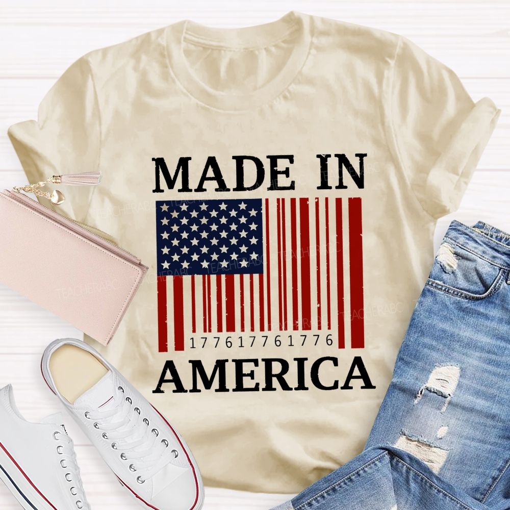 America Made And Free Since 1776 Teacher T-shirt