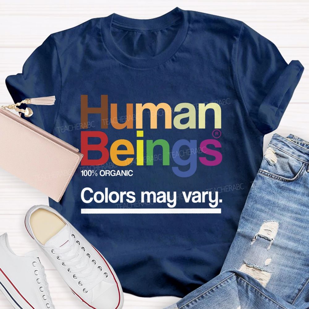 Human Beings 100% Organic Colors May Vary T-shirt
