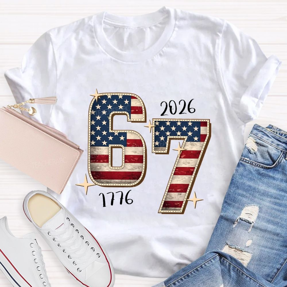 1776-2026 Celebrating 250 Years And Still Standing Teacher T-shirt