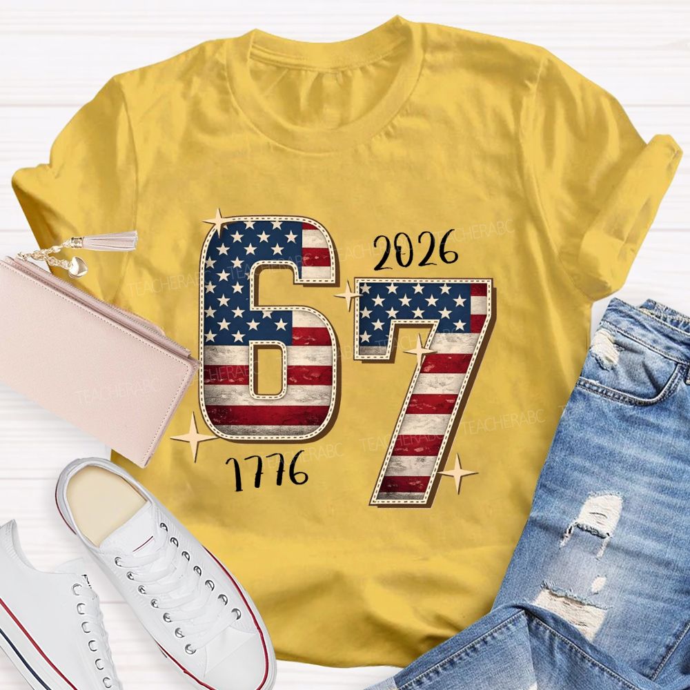 1776-2026 Celebrating 250 Years And Still Standing Teacher T-shirt
