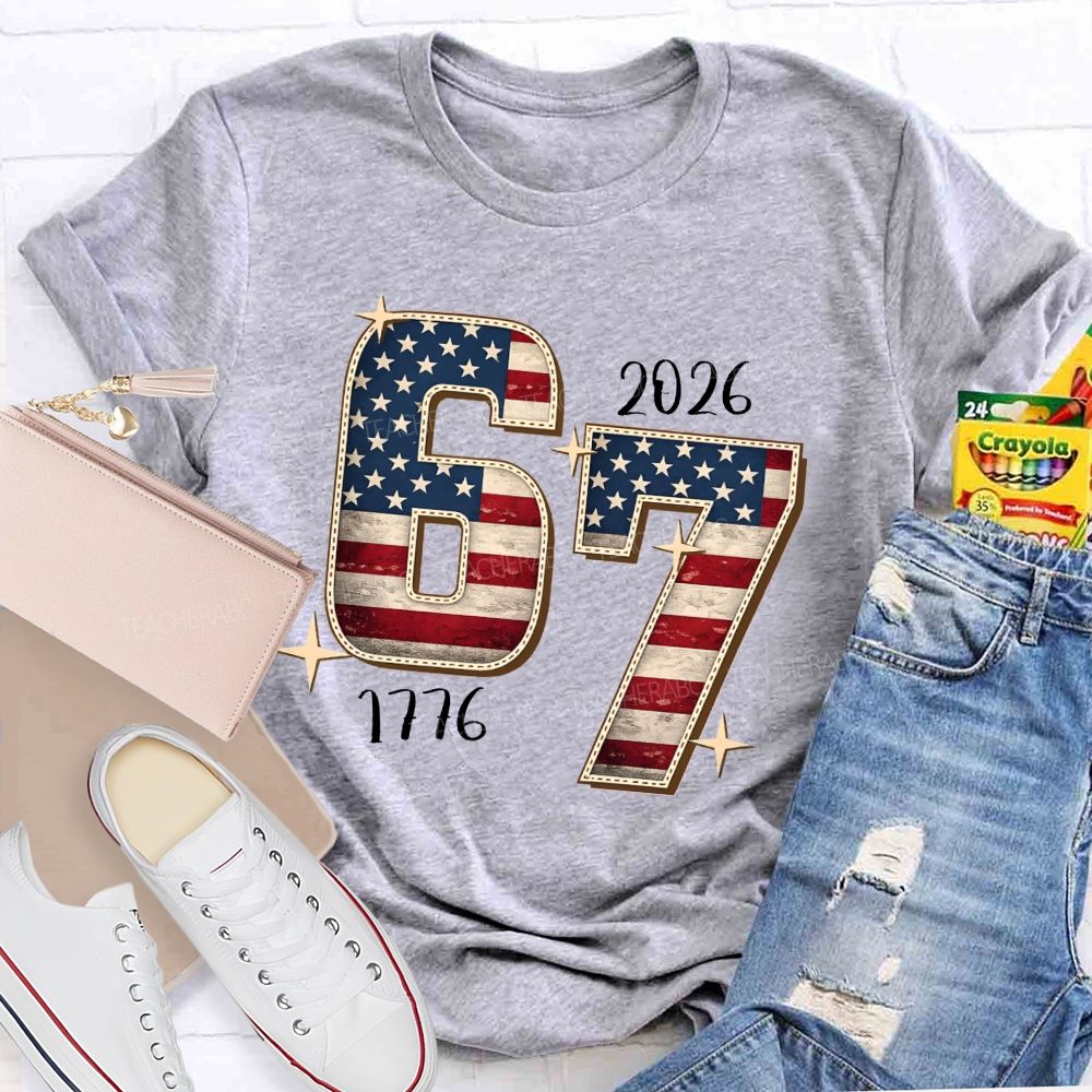 1776-2026 Celebrating 250 Years And Still Standing Teacher T-shirt