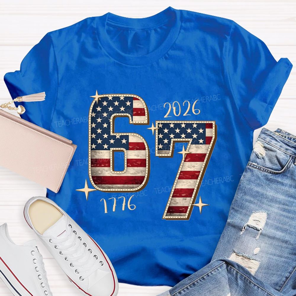 1776-2026 Celebrating 250 Years And Still Standing Teacher T-shirt