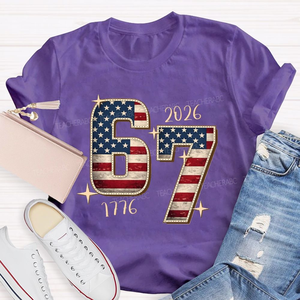 1776-2026 Celebrating 250 Years And Still Standing Teacher T-shirt