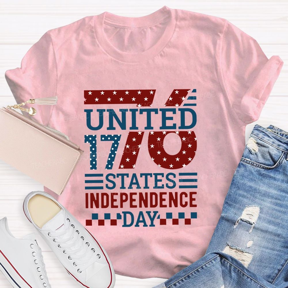 United States Independence Day 1776 And Forever Teacher T-shirt