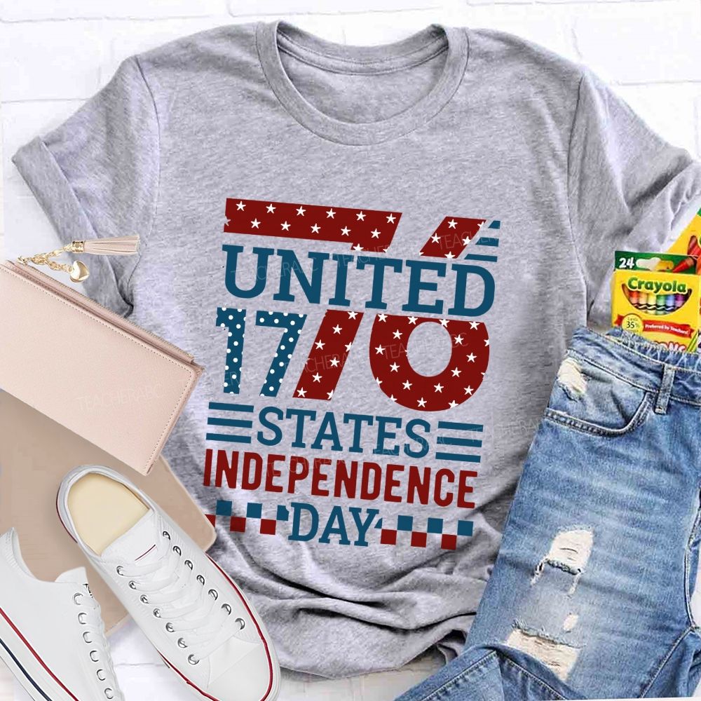 United States Independence Day 1776 And Forever Teacher T-shirt