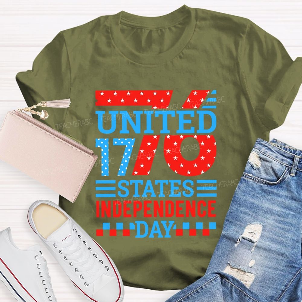 United States Independence Day 1776 And Forever Teacher T-shirt