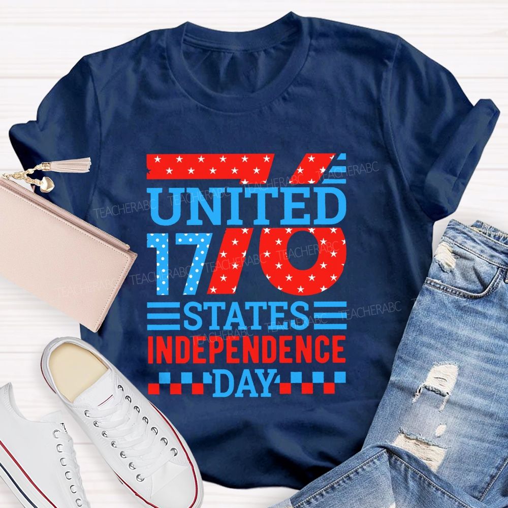United States Independence Day 1776 And Forever Teacher T-shirt